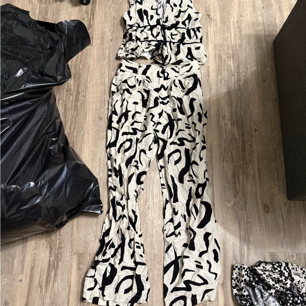 Tulle Black and White Jumpsuit
